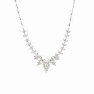 Tiesh Mesmerising with Diamonds in 18kt White Gold