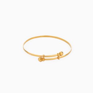 Tiesh 22kt Gold Interlocked Bangle for Moments That Matter