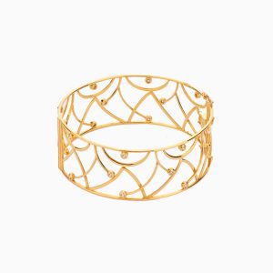 Tiesh 22kt Gold Intricate Bangle for Moments That Matter