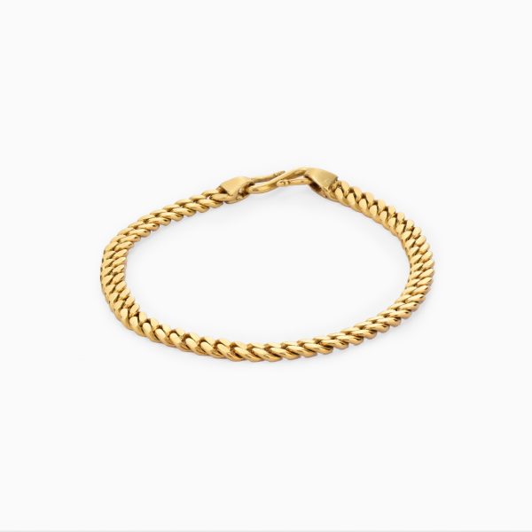 Tiesh Unisex Pure 22kt Gold Designer Bracelet