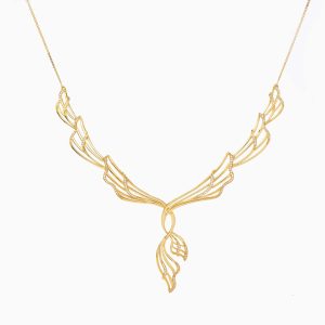 Tiesh Diamond and 22kt Gold Necklace for Moments that Matter