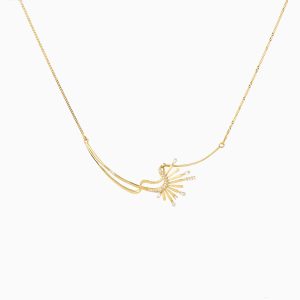 Tiesh Firework-Inspired 22kt Gold Necklace for Moments that Matter