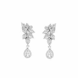 18kt White Gold Earrings with Diamonds