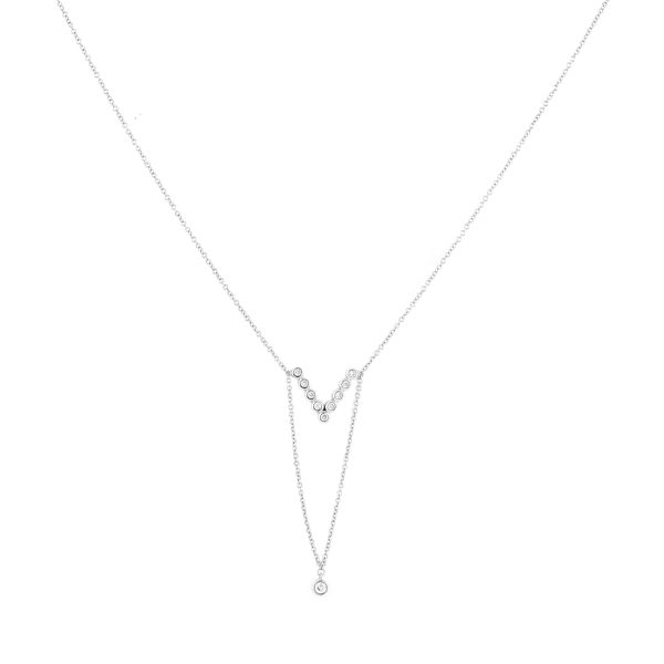 white-gold-v-shaped-diamond-necklace-with-drop