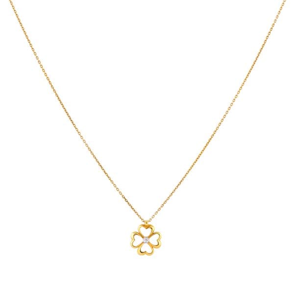 yellow-gold-clover-diamond-necklace