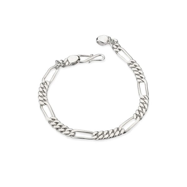 silver-curb-figaro-chain-bracelet