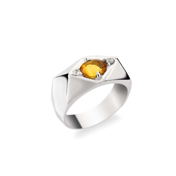 silver-geometric-citrine-diamond-ring