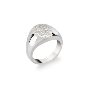white-gold-plated-silver-textured-signet-ring