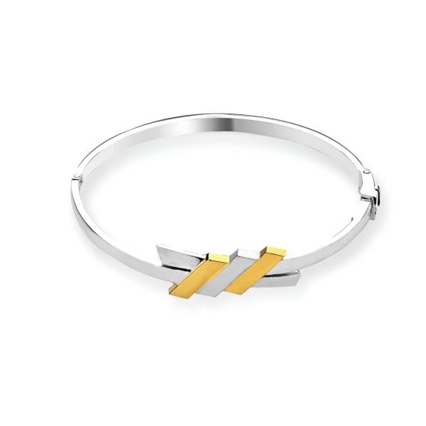 silver-two-tone-minimalist-bangle