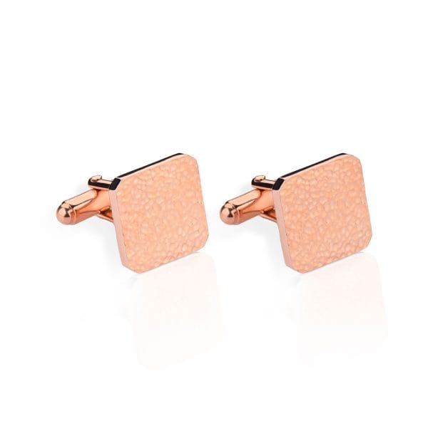 rose-gold-plated-silver-textured-cufflinks