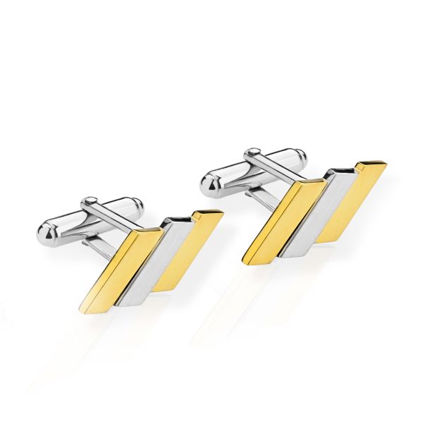 silver-two-tone-geometric-cufflinks