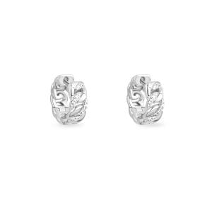 14KT White Gold Diamond Earrings
