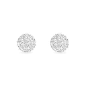 14kt White Gold Diamond Earrings
