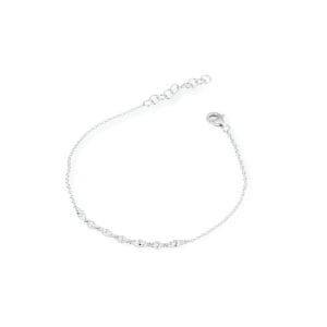 14kt White Gold Bracelet With Diamonds