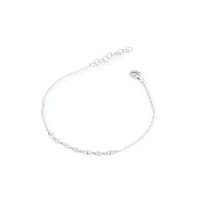 14kt White Gold Bracelet With Diamonds